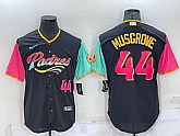 Men's San Diego Padres #44 Joe Musgrove Number Black 2022 City Connect Cool Base Stitched Jersey,baseball caps,new era cap wholesale,wholesale hats